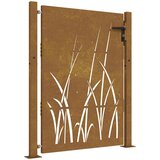  Vrtna vrata 100x150 cm Corten čelik dizajn trave | shoptok.hr
