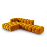 Micadoni Home Rumena kotna sedežna garnitura (levi kot) Lupine – | Shoptok.si