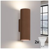  Brilagi - LED zidno svetlo CRESTO 2xGU10/10W/230V 20 cm braon | Eponuda.com