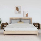 Noćni ormarići 2 kom boja meda 40x34x45 cm od masivne borovine Smeđa | shoptok.hr