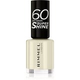 Rimmel London 60 Seconds Super Shine hitro sušljiv lak za nohte 8 ml odtenek 730 Silver Bullet Cene