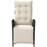  3-dijelni bistro set s jastucima crni od poliratana | shoptok.hr