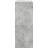 vidaXL Omarice z 2 predaloma 2 kosa betonsko siva 60x31x40 cm inž. les | Shoptok.si