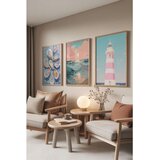 WALLXPERT Ç-300823 - 5070 Višenamenski Set Dekorativnih Slika (3 Komada) | Eponuda.com