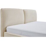 Meise Möbel Tapecirani bračni krevet bez podnice 180x200 cm boje slonovače Infinity – | shoptok.hr