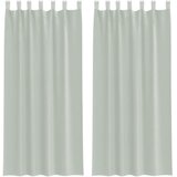 vidaXL Voile zavese z zankami 2 kosa svetlo sive 140x245 cm, (5000298242) Cene