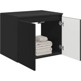  Ormar za Kupaonicu na Zidu Crna 62,5 x 44,5 x 50 cm | shoptok.hr