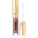 Eveline Cosmetics Diamond Glow bleščeči sijaj za ustnice s hialuronsko kislino odtenek 11 Rose Nude 4,5 ml Cene