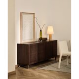 Kave Home Temno rjava komoda v orehovem dekorju 181x71,5x42,5 cm Beyla – | Shoptok.si