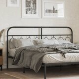 Maison Chic kovinsko posteljno vzglavje - vzglavna omarica - nočna omarica črno 160 cm, (21704673) | Shoptok.si