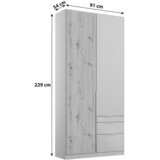 Modern Living Omara S Klasičnimi Vrati Alabama, Barva Hrasta | Shoptok.si