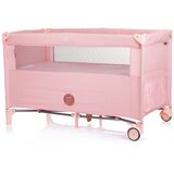 Chipolino putni krevetić s pomičnom stranicom Relax Flamingo Linen | shoptok.hr