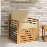  Set vanjskih sofa Čvrsto drvo akacije i poliester | shoptok.hr