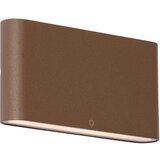 QAZQA Moderna zunanja stenska svetilka rjasto rjava 17,5 cm vključno z LED IP65 - Batt Cene