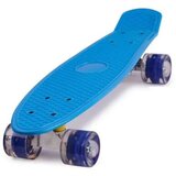 Skateboard s LED kotačima Frisbee - plavi | shoptok.hr