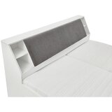 CARRYHOME POSTELJA 180 cm x 200 cm , tekstil, leseni material siva, bela | Shoptok.si