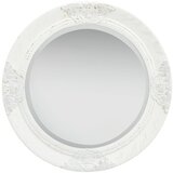 Maison Chic Stensko Ogledalo - Zrcalo - Kozmetično ogledalo v baročnem stilu 50 cm belo, (21697889) | Shoptok.si