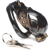 Master Series Double Lockdown Locking Customizable Chastity Cage Black | shoptok.hr