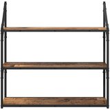  Polica na zidu Staro drvo 80 x 21 x 78,5 cm Konstruirano drvo | shoptok.hr