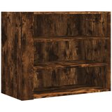 Maison Chic Stenska omarica - Zidna omarica dimljeni hrast 75x35x60 cm inženirski les iu1287, (22063181) Cene