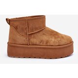 Boto FD1 Brown Corcoran Suede Snow Boots On Platform | ePonuda.com