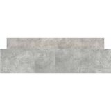  Okvir kreveta s uzglavljem i podnožjem boja betona 180 x 200 cm | shoptok.hr
