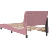  Okvir za krevet bez madraca ružičasti 80x200 cm baršunasti | shoptok.hr