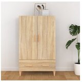  Visoka komoda boja hrasta sonome 70x31x115 cm konstruirano drvo | shoptok.hr