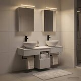  Set ormarića za kupaonicu 5 kom. Bijela Konstruirano drvo | shoptok.hr