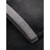 Ombre Men's denim shorts with rolled up leg - black | shoptok.hr