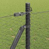  Heksagonalna ograda s betonskom osnovom 50 x 0,8 m Siva Mreža | shoptok.hr