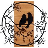 WALLXPERT zidna dekoracija Birds In Love 1, Crna | ePonuda.com