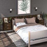  Zidni noćni ormarići 2 kom boja dimljenog hrasta | shoptok.hr