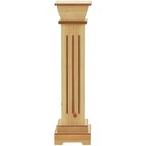  Klasično stojalo za rastlino svetli les 17x17x66 cm MDF | Shoptok.si