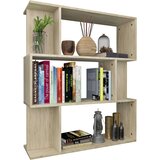 vidaXL Ormarić za knjige / pregrada boja hrasta 80x24x96 cm od iverice | shoptok.hr