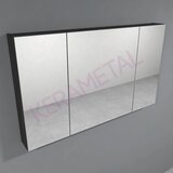 Kolpa San Naomi Set Delux 120cm Crna (Ormarić sa umivaonikom + Ogledalo/ormarić + Visoki ormarić) | Eponuda.com