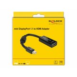 Delock 65099 Mini-DisplayPort / HDMI adapter [1x muški konektor mini DisplayPort - 1x ženski konektor HDMI] crna 12 cm | Eponuda.ba