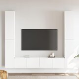 6-dijelni set TV ormarića bijeli od konstruiranog drva Cijene