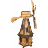  Drvena vrtna vjetrenjača, rotirajuća, ukrasna 170 cm | shoptok.hr