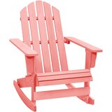 vidaXL Vrtni gugalni stol Adirondack trden les jelke roza Cene