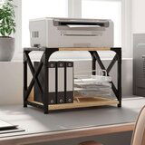  Stalak za pisač 2 razine boja hrasta 44 x 26 x 31 5 cm drveni | shoptok.hr