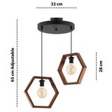 Opviq Luster Hexagon Double Dark B | Eponuda.com