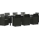  Vrtni set za objed s jastukom 9 pcs Antracit PP | shoptok.hr