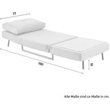 Bessagi Home zofa malic, roza, ležišče | Shoptok.si