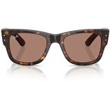 Ray-ban Sunčane naočale MEGA WAYFARER boja: smeđa, 0RB0840S | shoptok.hr