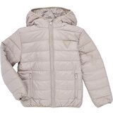 Guess Puhovke HOODED LS PADDED PUFFER W ZIP Bež Cene