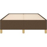  Posteljni okvir temno rjav 120x200 cm blago, (20725087) | Shoptok.si