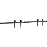 vidaXL Komplet kliznih vrata ormarića 122 cm ugljični čelik | shoptok.hr