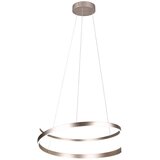 CINQUE Siva LED viseča svetilka z glasovnim upravljanjem s pomočjo mobilne aplikacije s kovinskim senčilom ø 75 cm Cinardi – Cene