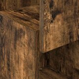  Kutni ormarić Dimljeni hrast 25,5x25x80cm Konstruirano drvo | shoptok.hr